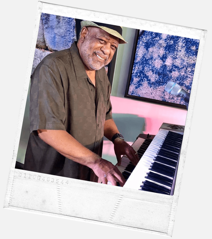 Rodney Stepp playing the keyboard